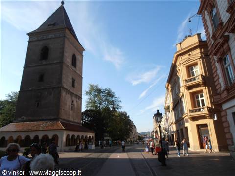 torre antica in centro a Kosice