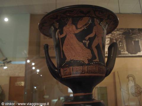 vaso greco al museo nazionale di Tirana
