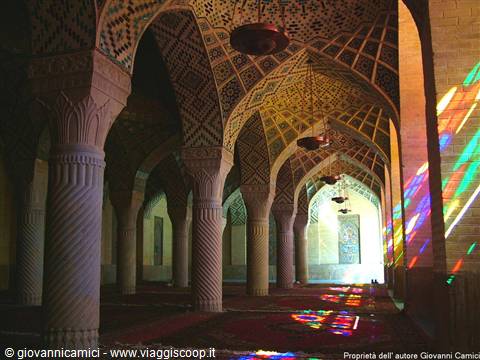 Shiraz.interno moschea Nasir-ol-Molk