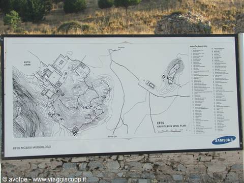 Efeso, mappa