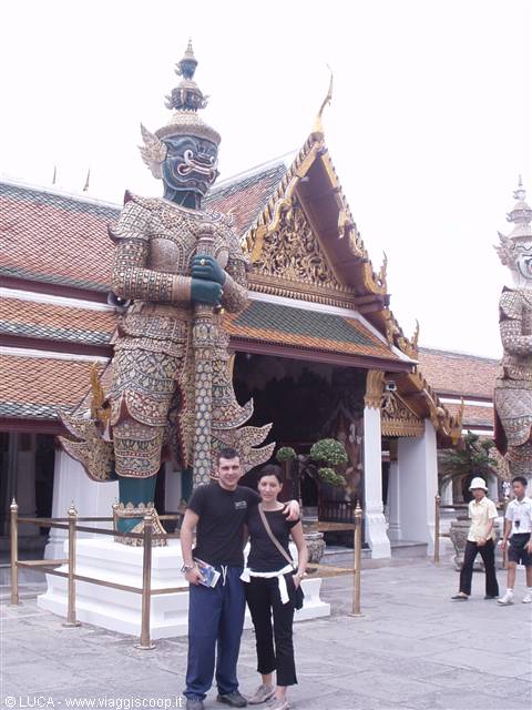 Io e Yoli al Grand Palace - Bangkok