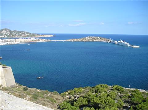 Eivissa - Splendida vista dalla cittadella