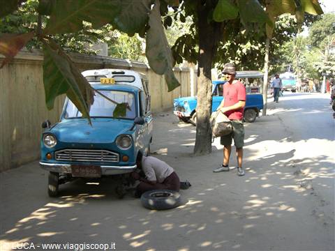 Mandalay - Problemi con il taxi...