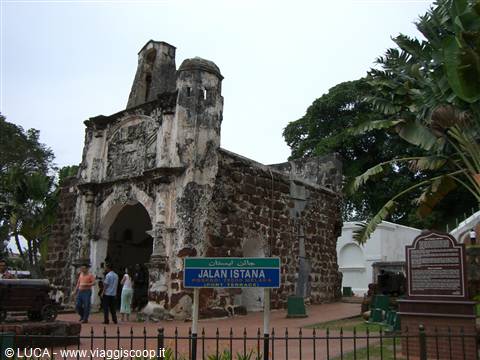 Melaka - Chiesa portoghese...