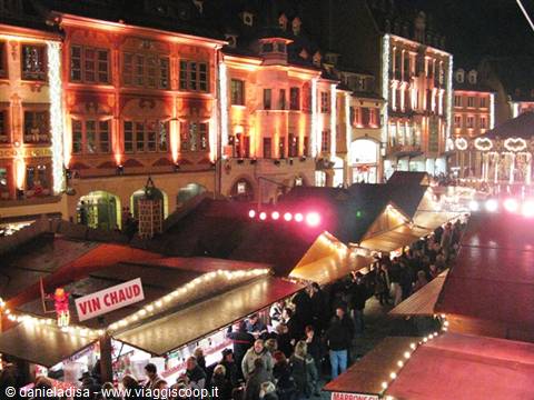 Mulhouse - il mercatino di Natale illuminato