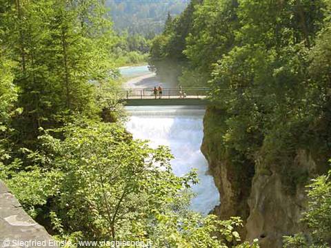 la cascata del fiume "Lech"