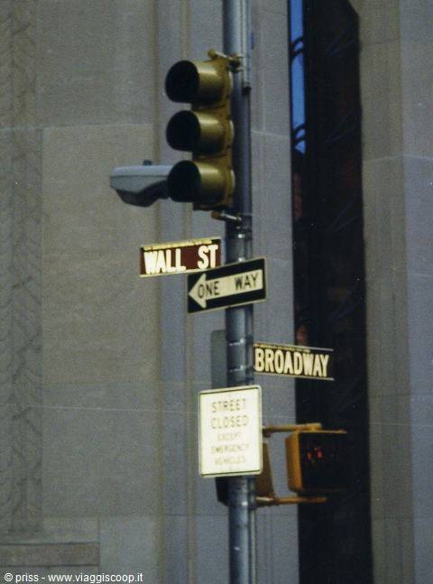 Incrocio Brodway - Wall Street