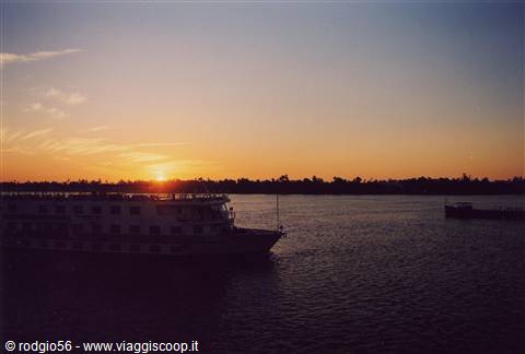 tramonto sul Nilo