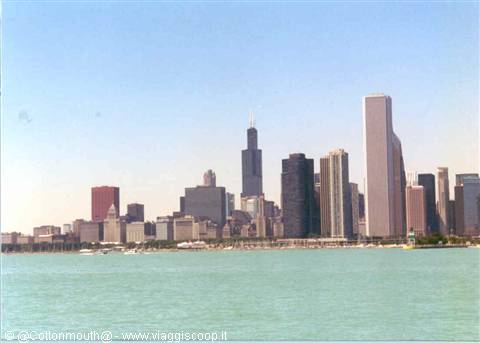 Chicago dal lago Michigan