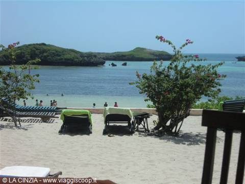 VIEW OF BLUE LAGOON  FROM THE MAPANGO ACQUARIUS RESTAURANT