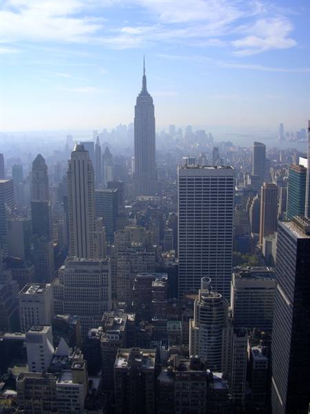 The view from the Top of the Rock