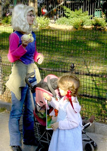 Halloween for children in the Village