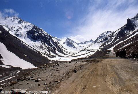 Salang Pass (3800 m above sea level) on the Hindu Kush range, the road leading to Mazar-e-Sharif
