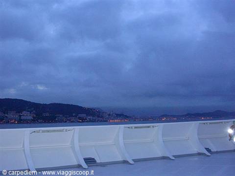 arrival in Ajaccio