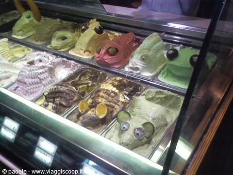 Rhodes town, typical ice creams