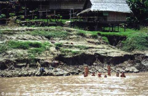 children in the Mekong