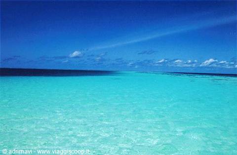 crystal-clear water at Giravaru