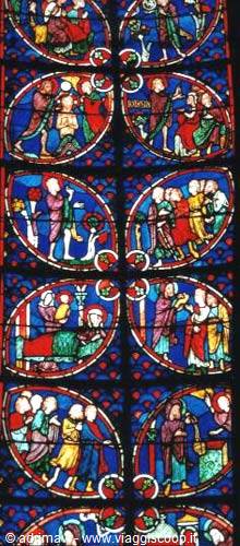 stained glass windows Saint Etienne cathedral - Bourges