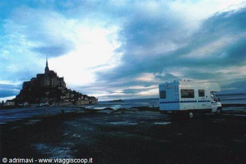 night at Mont-Saint-Michel