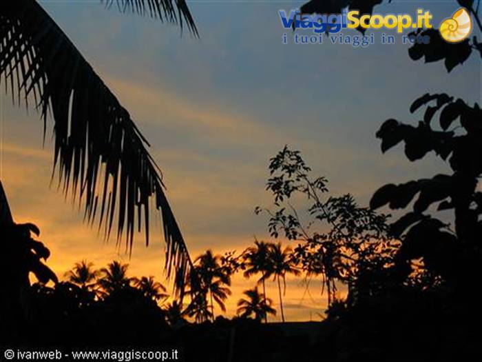 Sunset at the Peace Laguna Resort