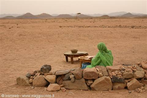 Bedouins in the desert