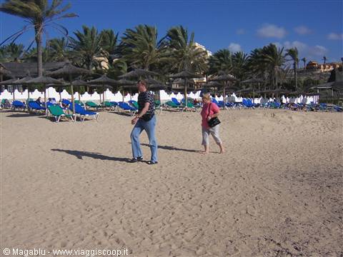 The beach of Costa Calma