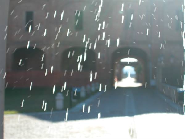 the dripping of water at the Mandria