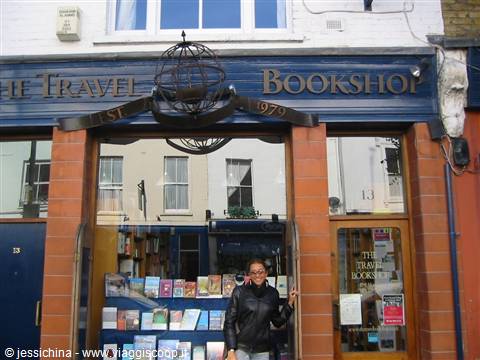 THE TRAVEL BOOKSHOP FROM THE FILM 'NOTTING HILL'