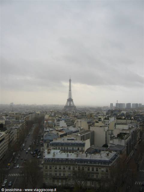 from the arc de triomphe