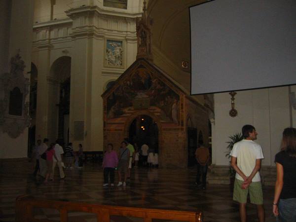 the porziuncola inside santa maria degli angeli