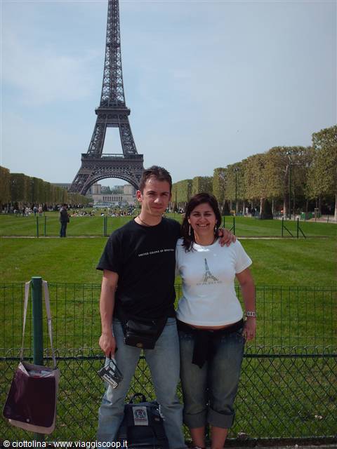 EIFFEL TOWER (note the design on my t-shirt)