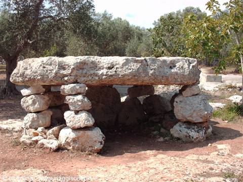 DOLMEN (burial chamber from the Neanderthal age,200,000 - 40,000 years ago)