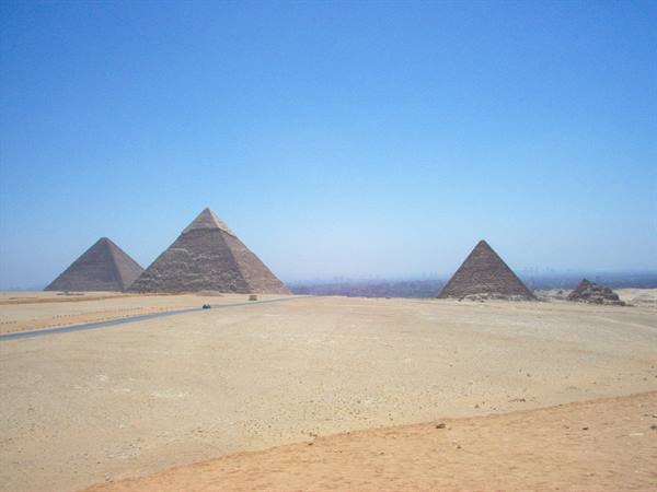 Pyramids.