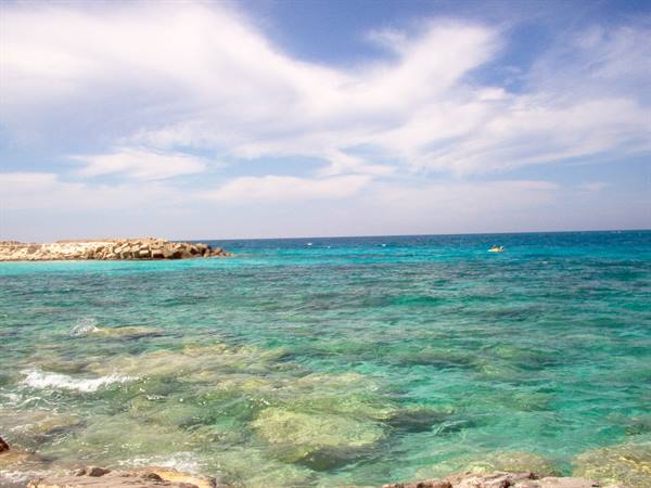 The Mediterranean Sea at El Alamein.