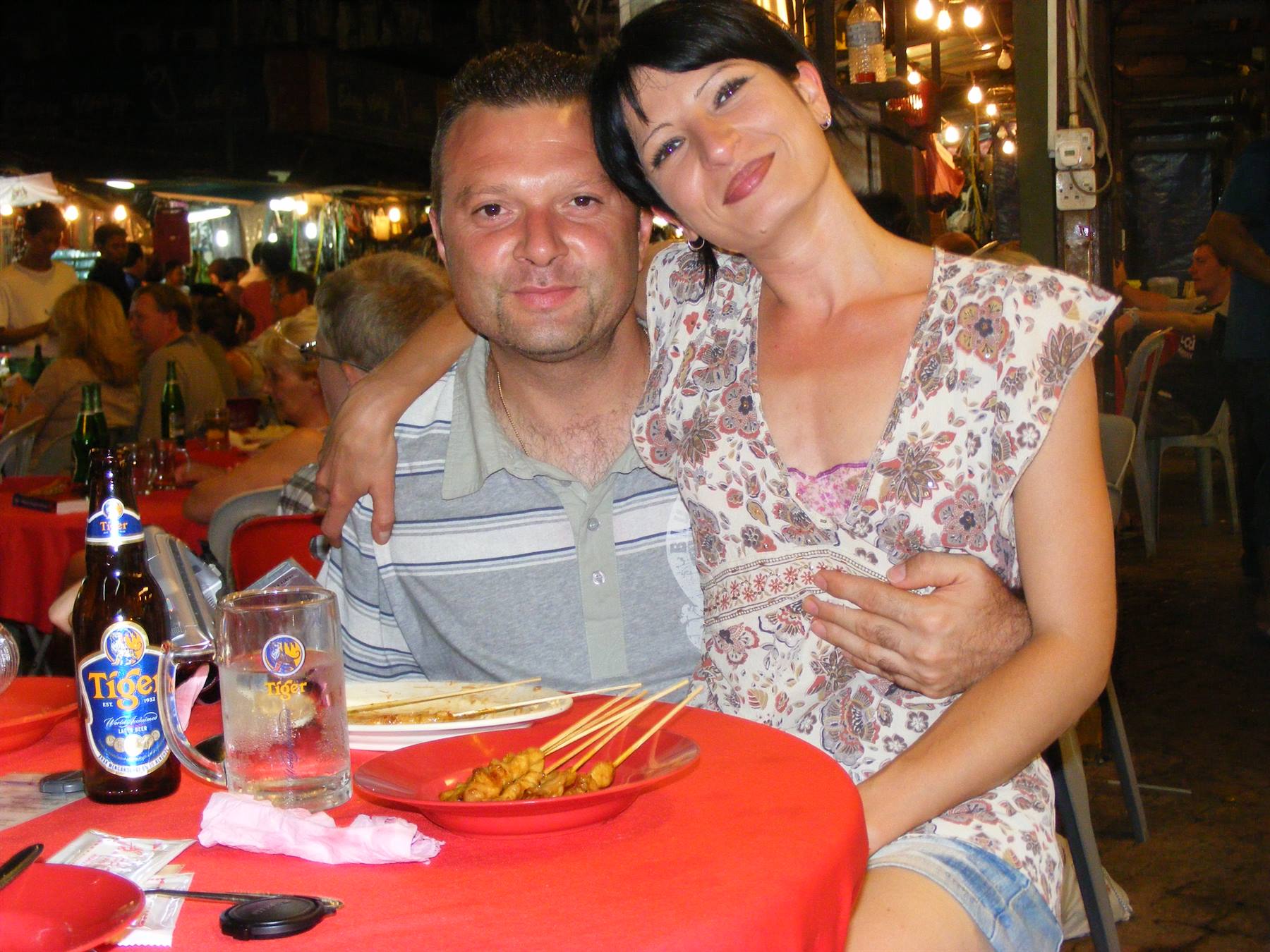 AT DINNER