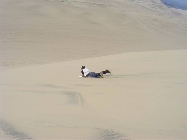 Huacachina Dunes: me and the surf