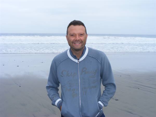 at the sea....
