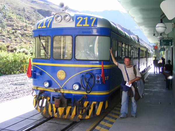 the train to Machu Picchu