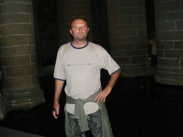 ME IN THE ABBEY OF MT. ST. MICHEL