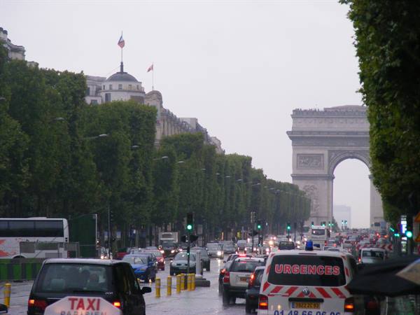 PARIS: TRIUMPHAL ARCH...CHAMPS ELYSEES