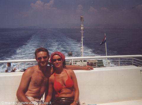 On the ferry from Split to Brac