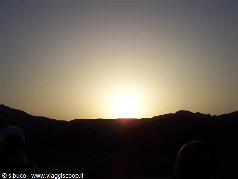sunset in the desert!