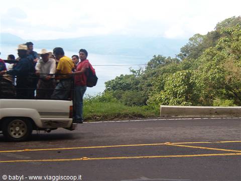 typical way of travelling of the guatemalans