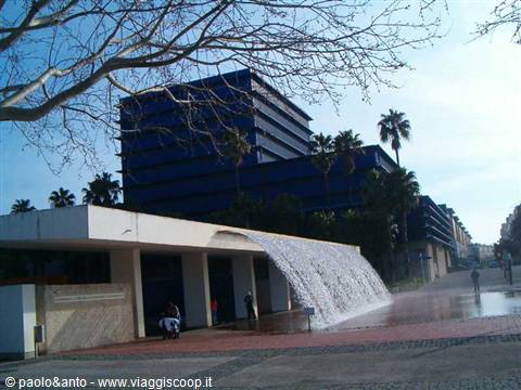 the de agua garden and the luis de camoes theatre
