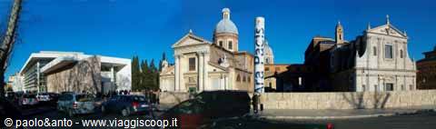facade on lungotevere in augusta