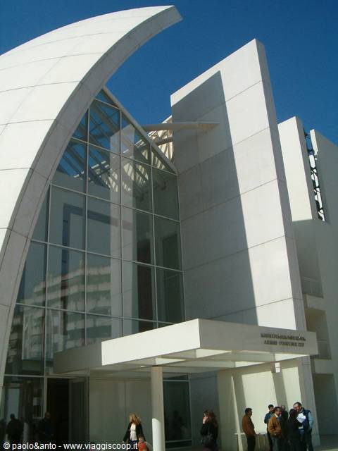 Jubilee Church in Rome, white concrete sails by Richard Meier
