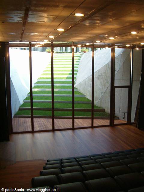 the conference room and the external ramp