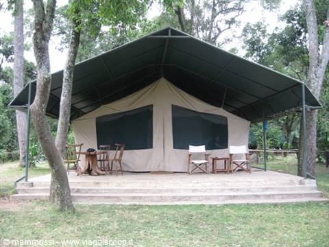 Our tent at the camp