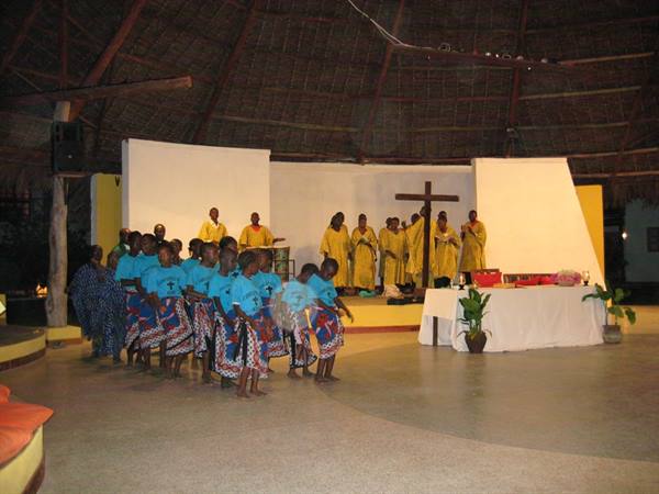 Holy Mass at the Blue Bay Village