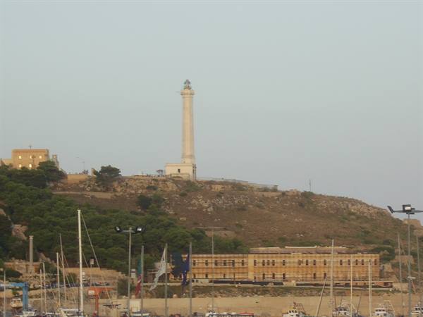 the lighthouse of Santa Maria di Leuca: we're on the...tip of the heel!